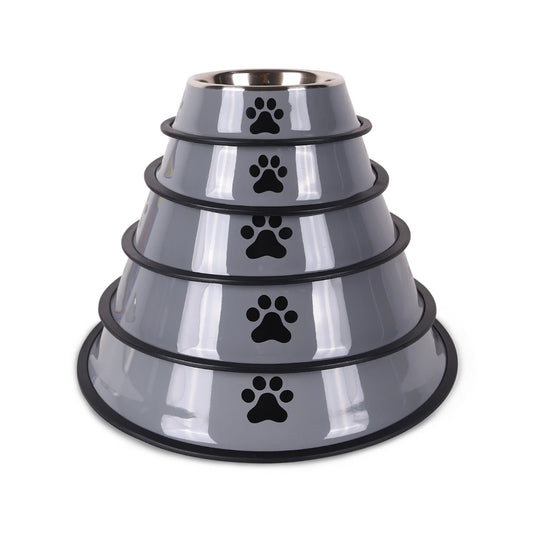 Stainless Steel Pet Bowl Cat Dog Food Bowl Multi-Specification Anti-fall Food Bowl Food Bowl Feeding Pet Supplies 16 To 22 Cm