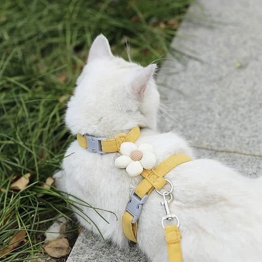 Adjustable Cat Harness and Leash Sets