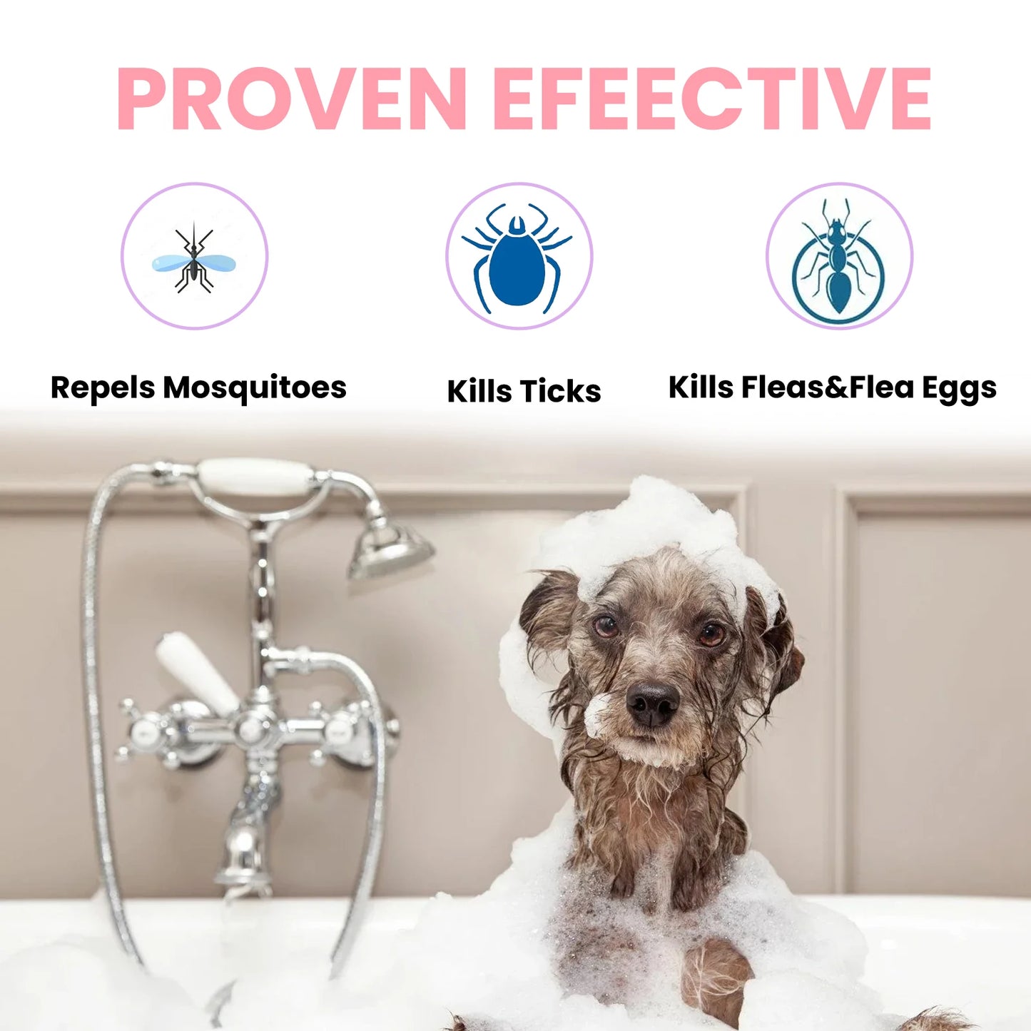 Pet Bathing Soap, Gentle, Remove Oil Stains, Mite Removal