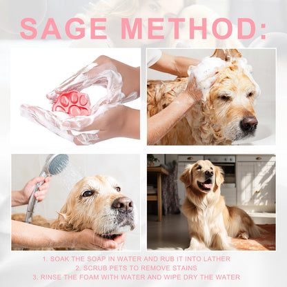 Pet Bathing Soap, Gentle, Remove Oil Stains, Mite Removal