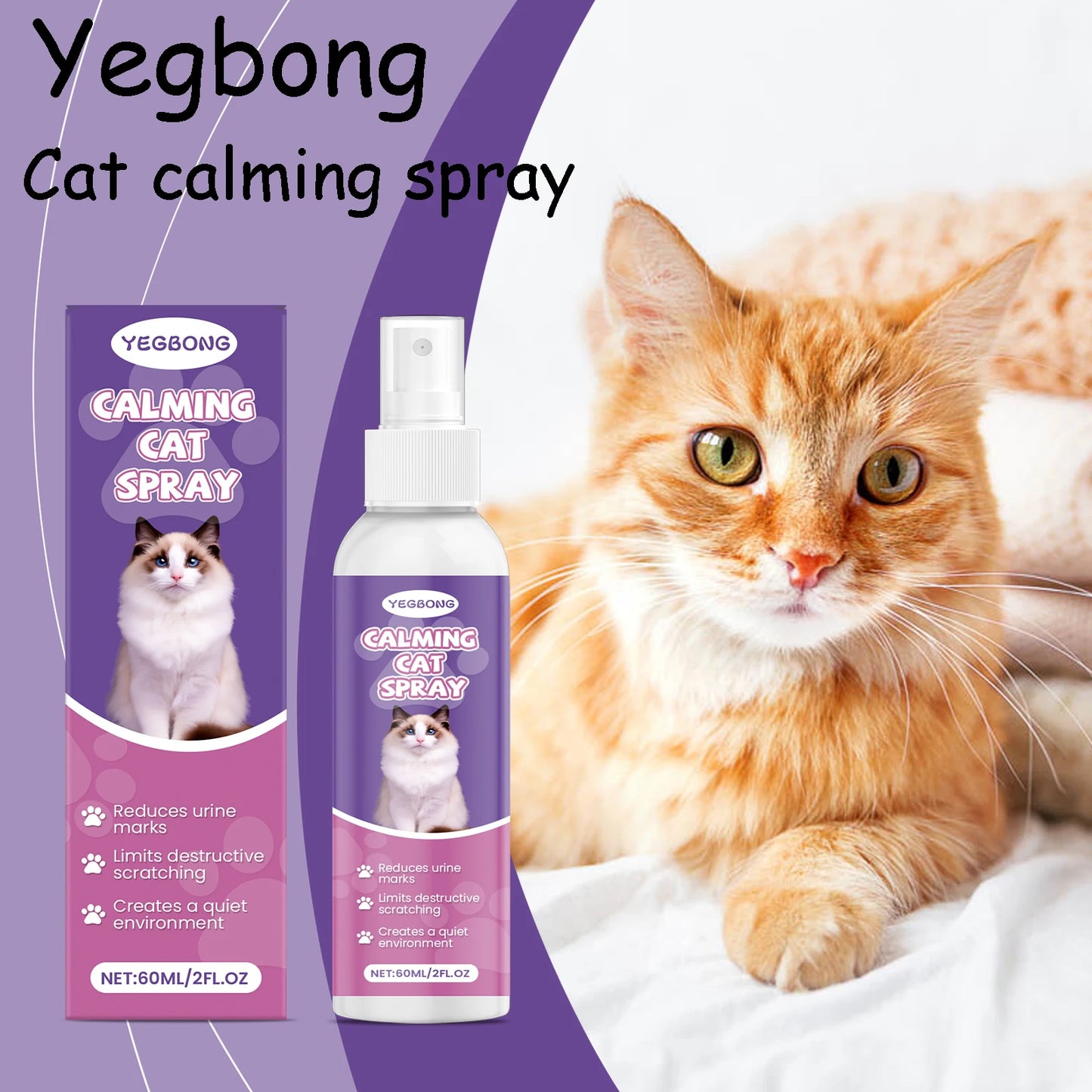 Cat Calming Spray, Gentle Formula