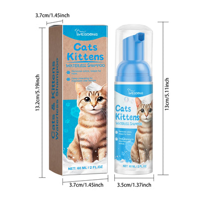 60ML Cat No-Rinse Cleaning Mousse