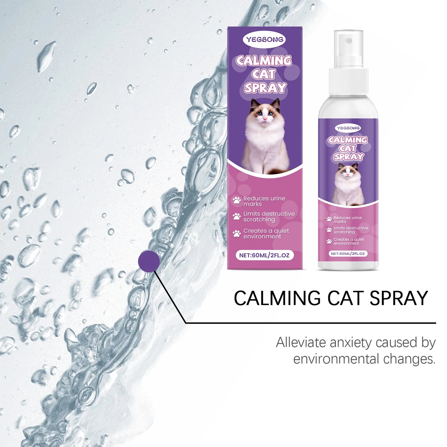Cat Calming Spray, Gentle Formula