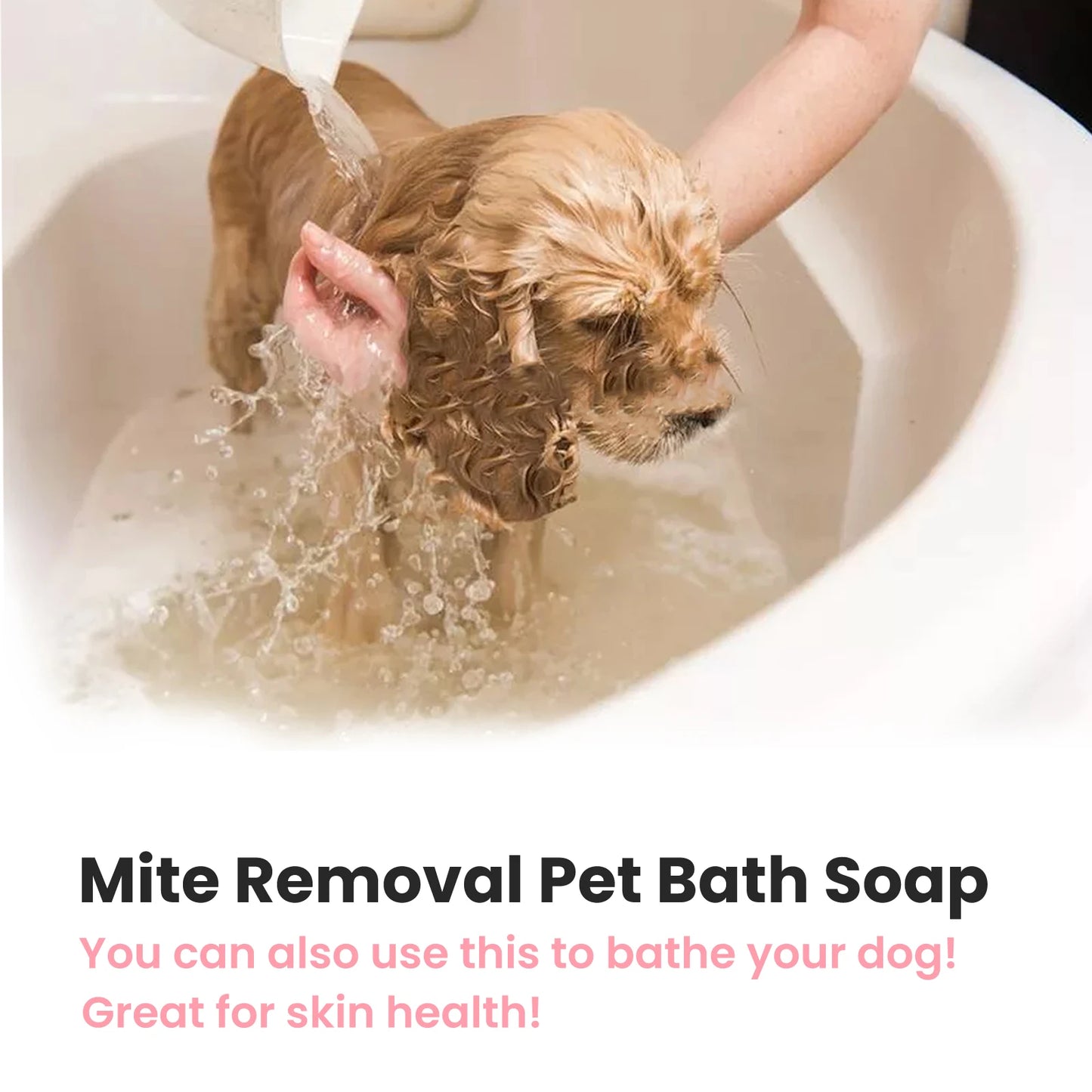 Pet Bathing Soap, Gentle, Remove Oil Stains, Mite Removal