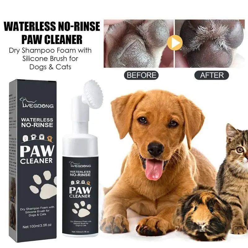 Waterless Pet Shampoo For Dog Claws & Cat Paws
