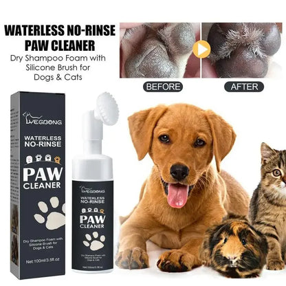 Waterless Pet Shampoo For Dog Claws & Cat Paws
