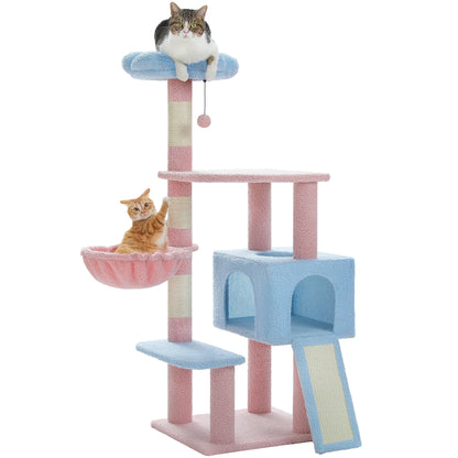 Multi-Level Cat Tower, Sisal Covered Scratching Posts