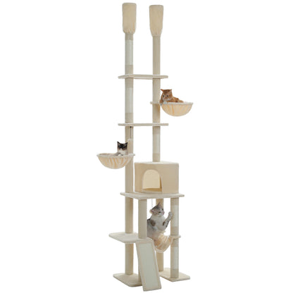 Cactus Cat Tree Floor to Ceiling Tower