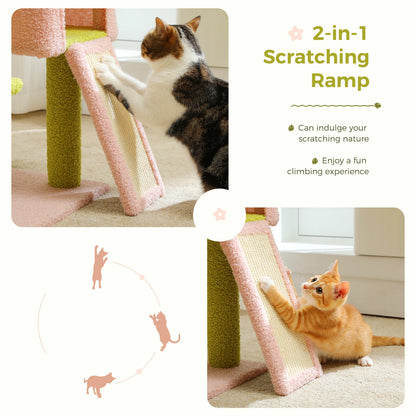 Multi-Level Cat Tower, Sisal Covered Scratching Posts