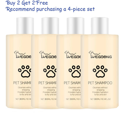Dog Wash Shampoo: Flea & Mite Killer, Dirt Removal - Anti-Itch, Deodorizing & Moisturizing Formula for Softening Coat
