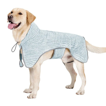 Soft Adjustable Absorbent Pet Bath Robe