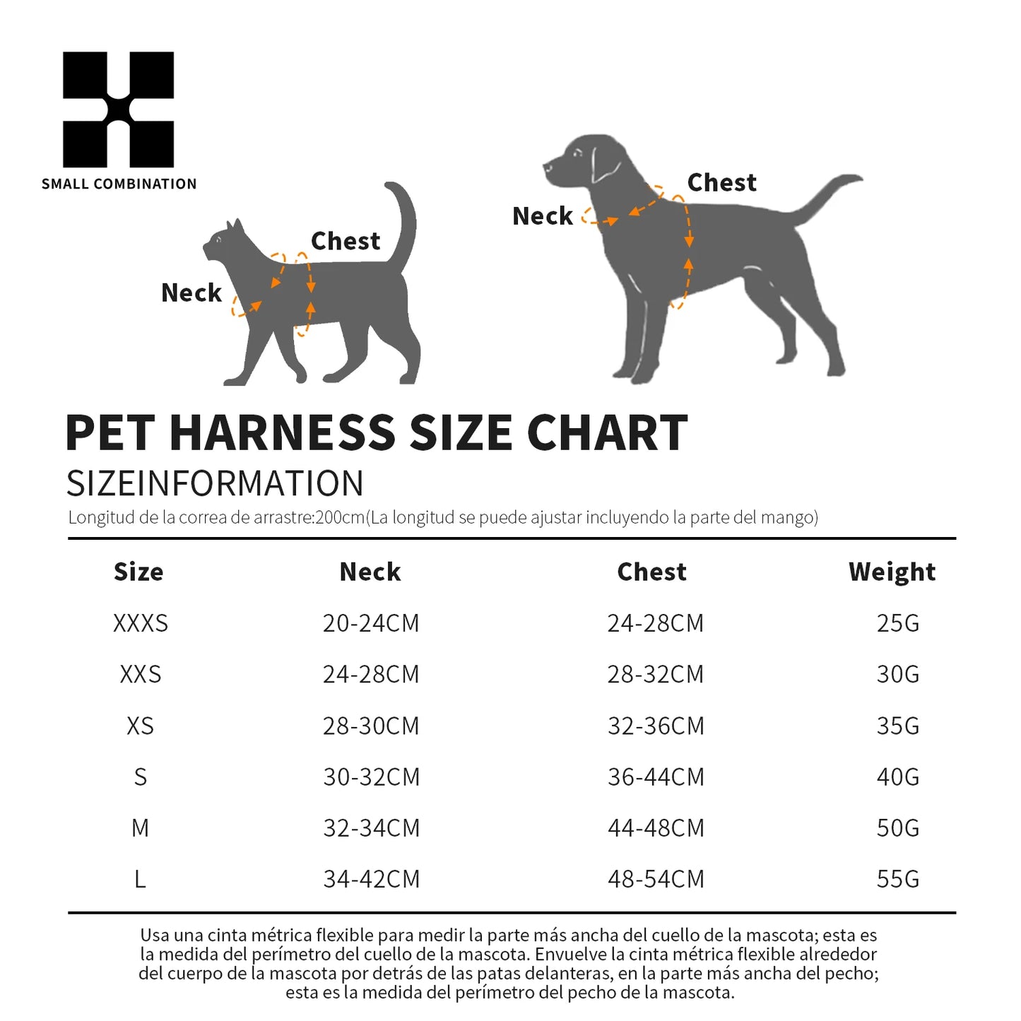 Dog Harness Leash Set for Small to Medium Dog