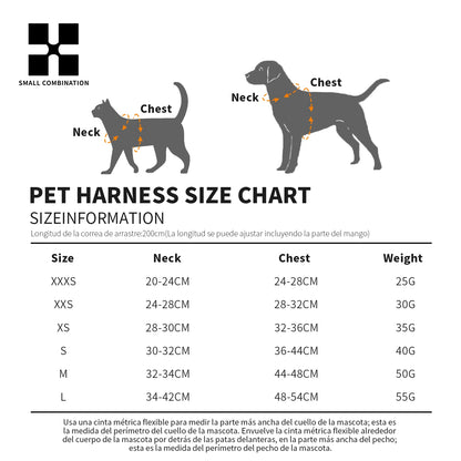 Dog Harness Leash Set for Small to Medium Dog