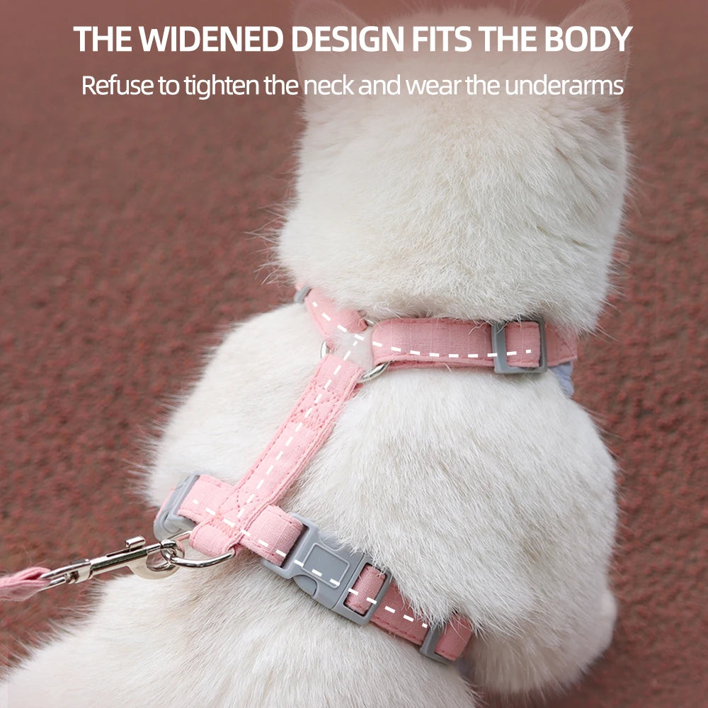 Fashion Pet Harness/Leash Set for Small Dogs, Cats