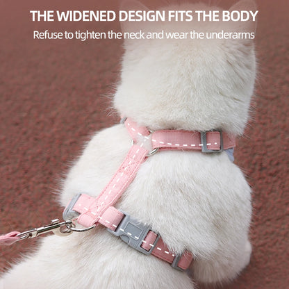 Fashion Pet Harness/Leash Set for Small Dogs, Cats