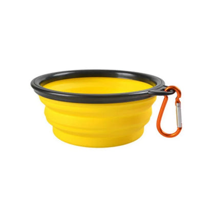 Pet Silicone Collapsible Bowl, Portable, Travel
