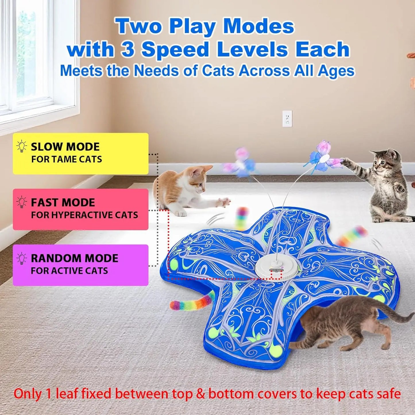 Touch Activated Hide and Seek Kitten Toys
