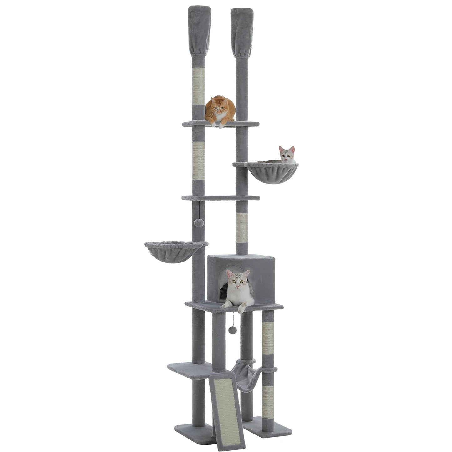 Cactus Cat Tree Floor to Ceiling Tower
