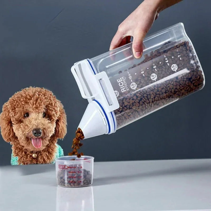 1.5kg/2kg Dog, Plastic Storage Tank, Measuring Cup