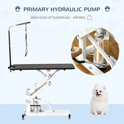 Hydraulic Dog Grooming Table, Heavy Duty Large To Small Dogs