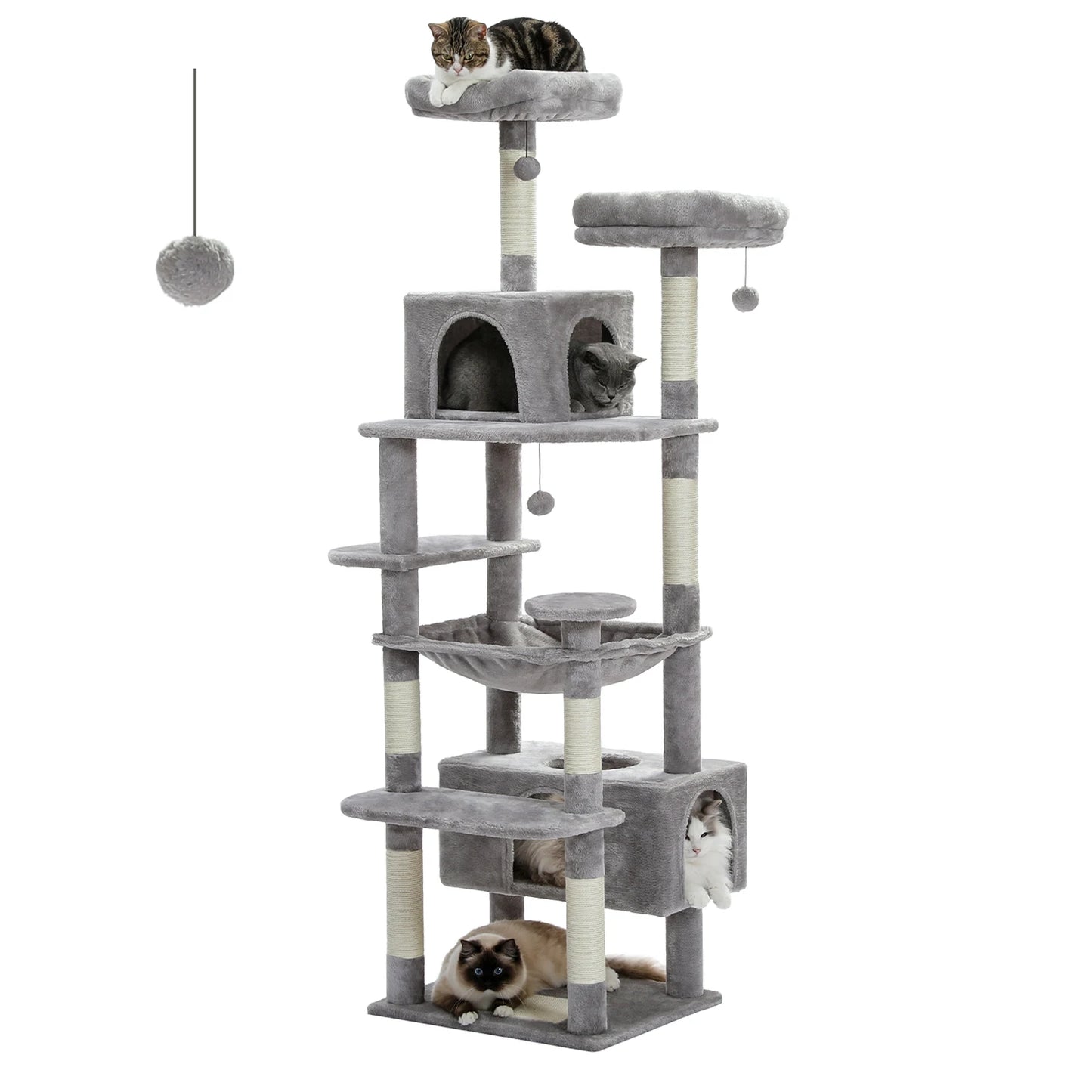 Large Cat Tree, Tower, Indoor Cats With Scratching Posts and More