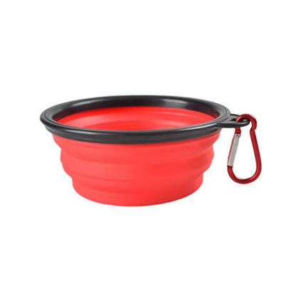 Pet Silicone Collapsible Bowl, Portable, Travel