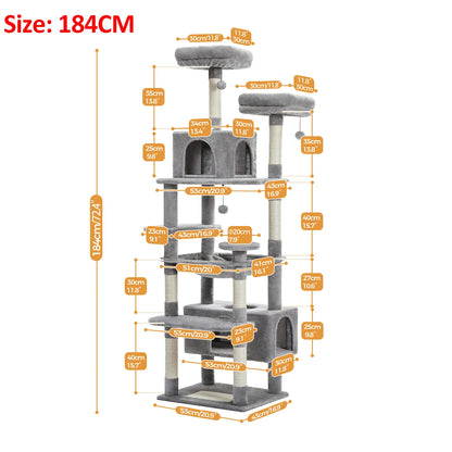 Large Cat Tree, Tower, Indoor Cats With Scratching Posts and More