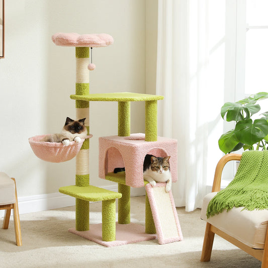 Multi-Level Cat Tower, Sisal Covered Scratching Posts