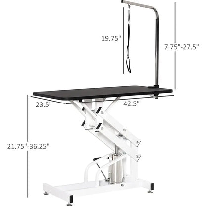 Hydraulic Dog Grooming Table, Heavy Duty Large To Small Dogs