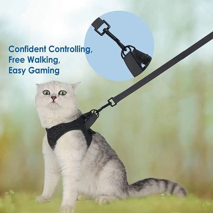 Adjustable Anti-Escape Small Cat Harness