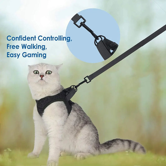 Adjustable Anti-Escape Small Cat Harness