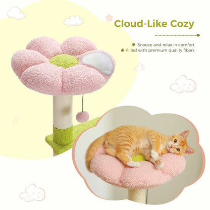 Multi-Level Cat Tower, Sisal Covered Scratching Posts