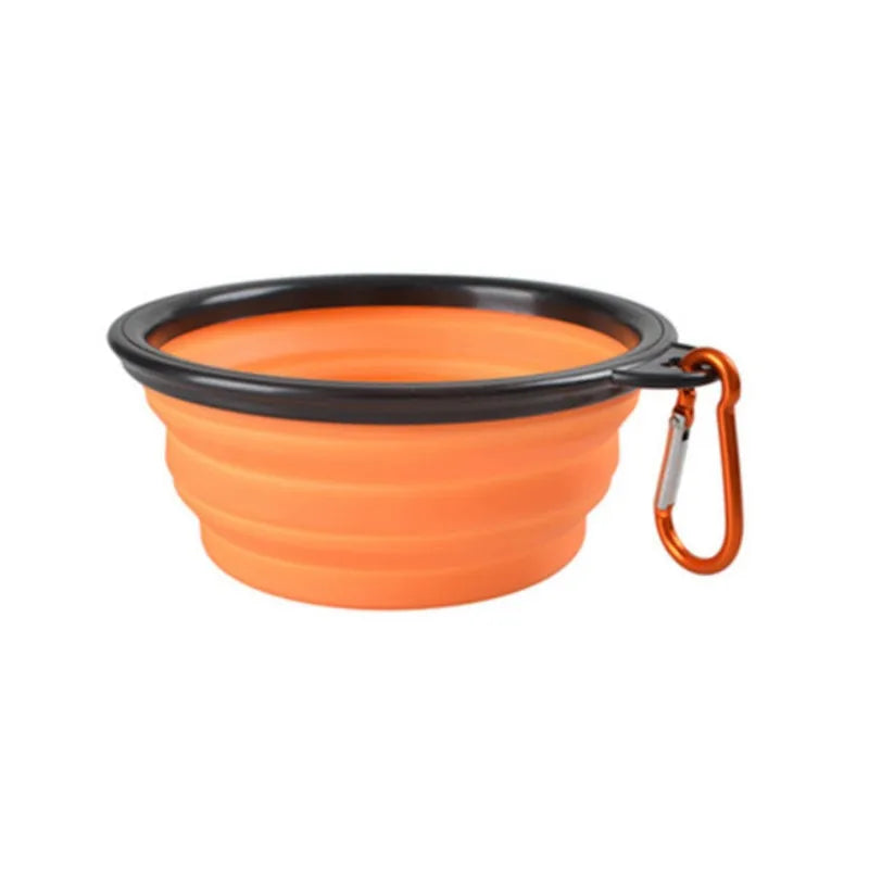 Pet Silicone Collapsible Bowl, Portable, Travel