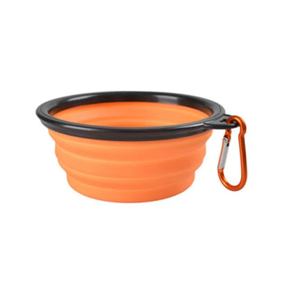 Pet Silicone Collapsible Bowl, Portable, Travel