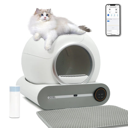 Self Cleaning, 65L Automatic Cat Litter Box