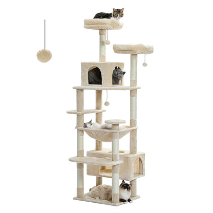 Large Cat Tree, Tower, Indoor Cats With Scratching Posts and More