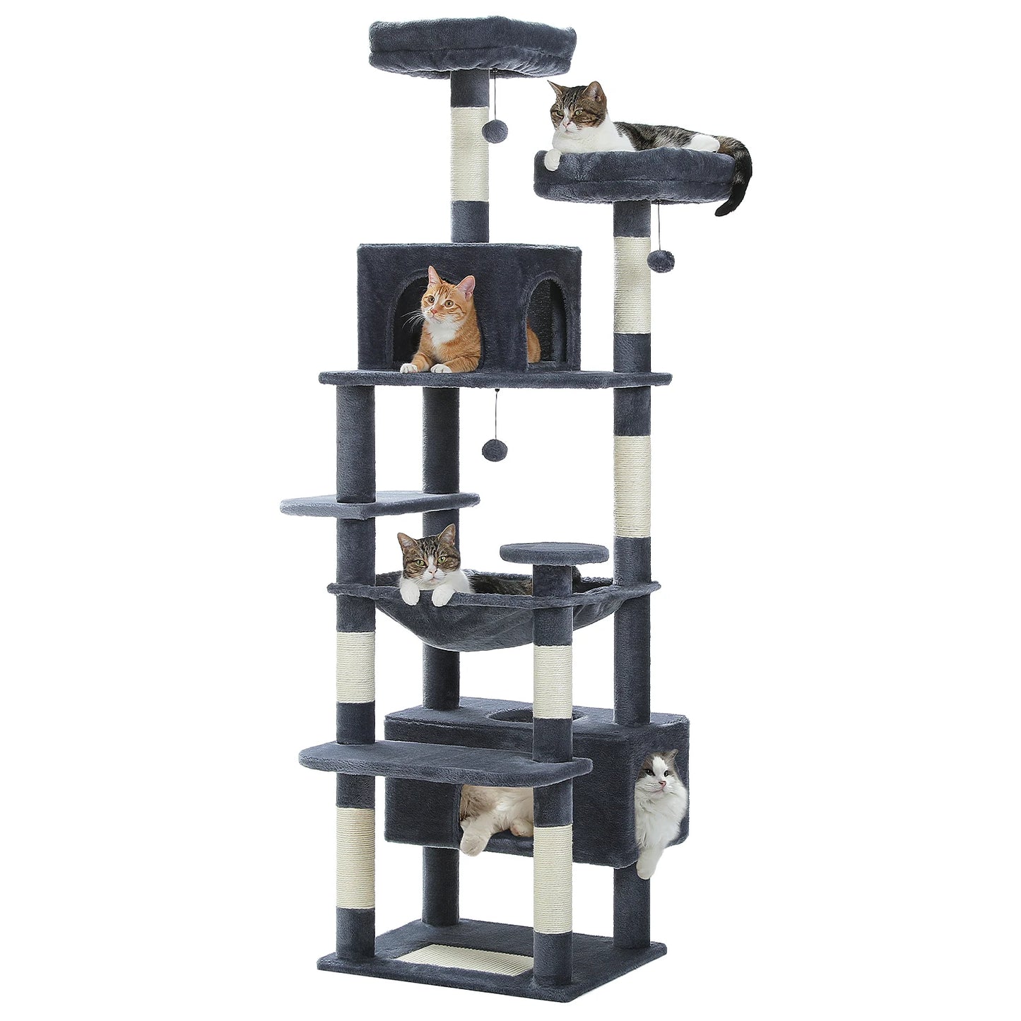 Large Cat Tree, Tower, Indoor Cats With Scratching Posts and More