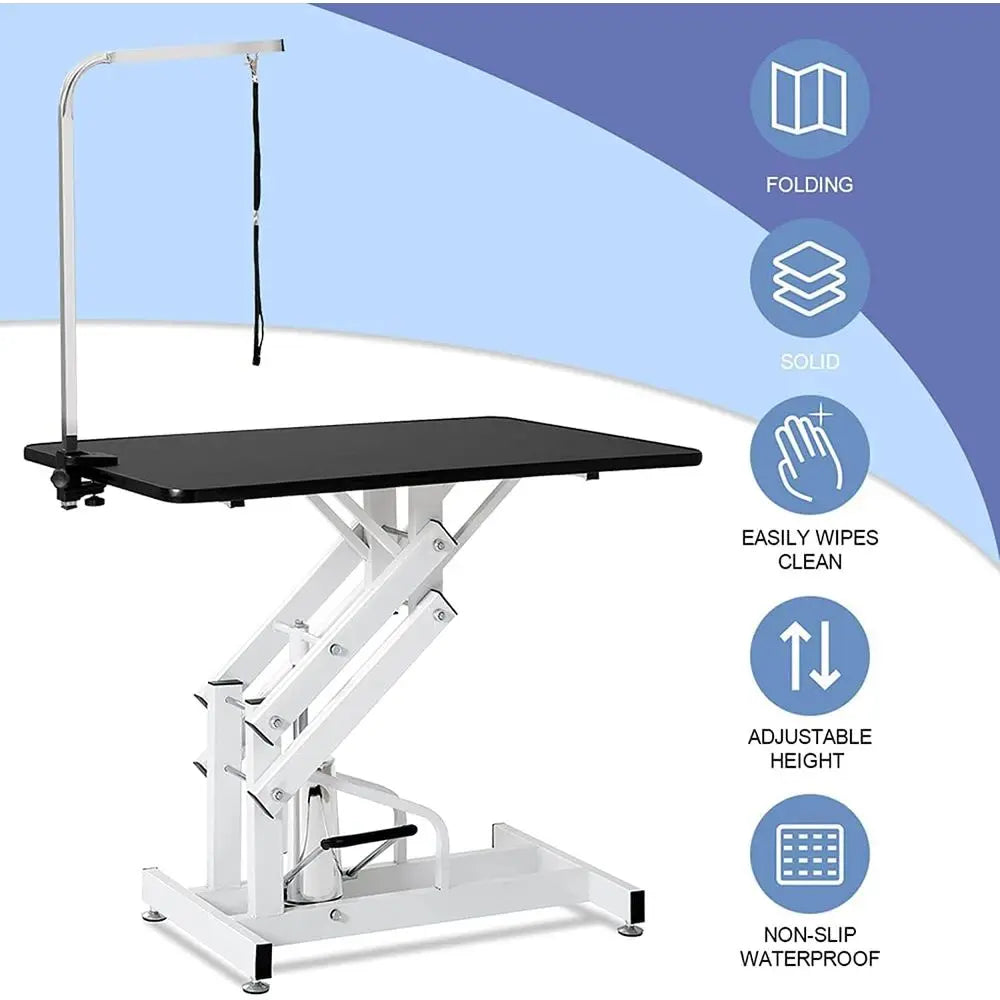 Hydraulic Dog Grooming Table, Heavy Duty Large To Small Dogs