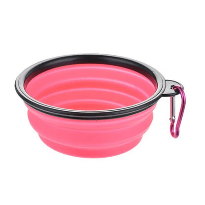 Pet Silicone Collapsible Bowl, Portable, Travel