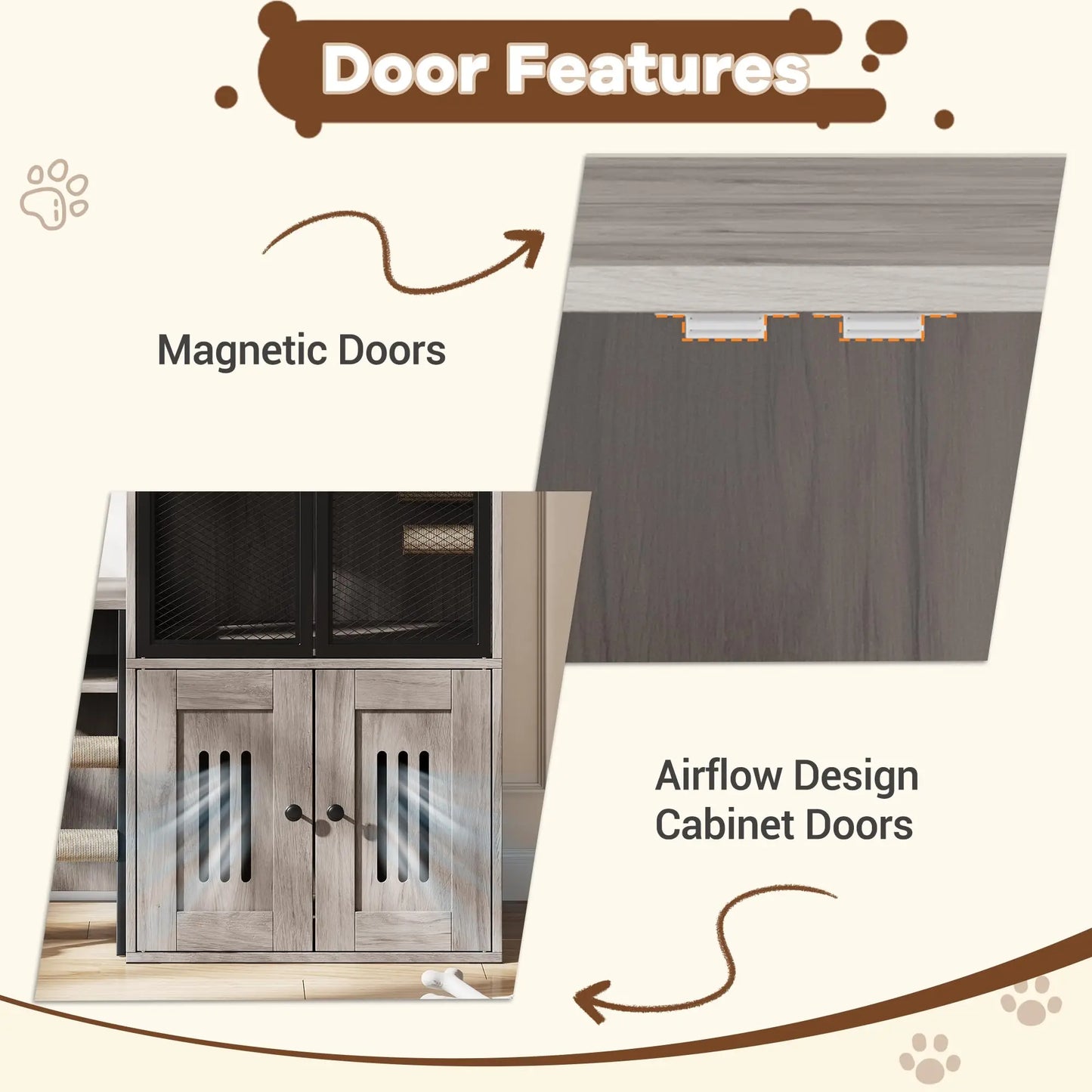 Multifunctional, Litter Box, Playhouse, Odor Control