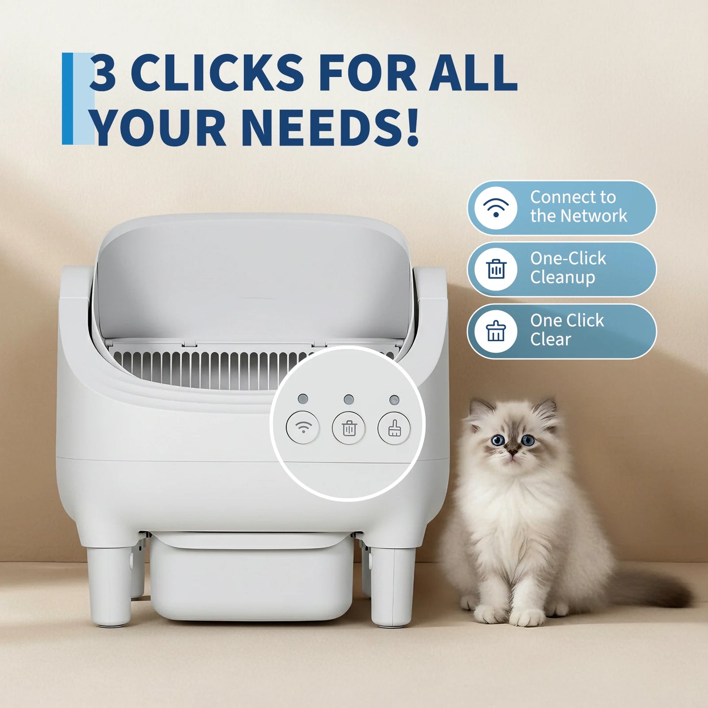 Self Cleaning Automatic Cat Litter Box