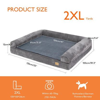 X-Large Orthopedic Pet Mattress, Removable Washable Cover