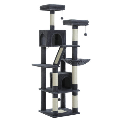 Multi-Level Plush Cat Condo, Scratching Posts, etc.