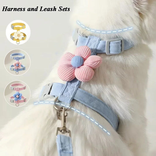Adjustable Cat Harness and Leash Sets