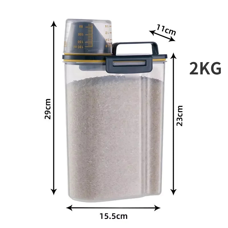 1.5kg/2kg Dog, Plastic Storage Tank, Measuring Cup