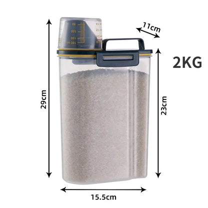 1.5kg/2kg Dog, Plastic Storage Tank, Measuring Cup
