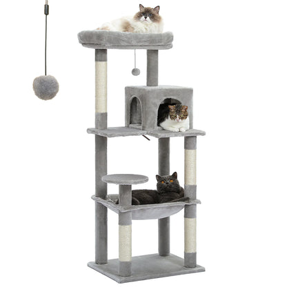 Cat Tree, Indoor Cats, 5-Level Cat Tower, More