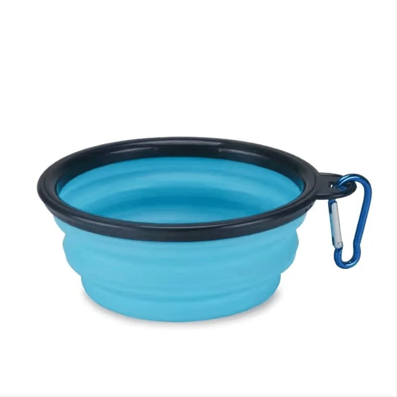 Pet Silicone Collapsible Bowl, Portable, Travel