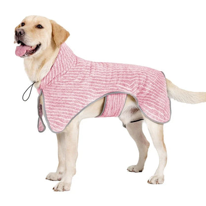 Soft Adjustable Absorbent Pet Bath Robe