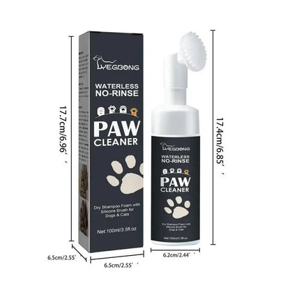 Waterless Pet Shampoo For Dog Claws & Cat Paws